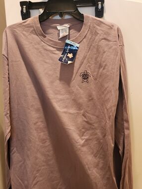 Simply Southern Large  Long Sleeve Crew with Turtle Logo Nwt